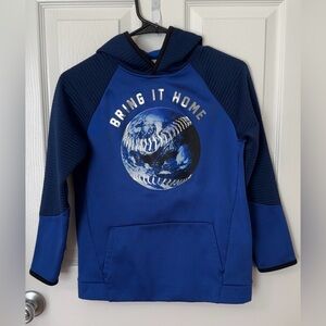 Old Navy Blue Baseball Graphic Hoodie